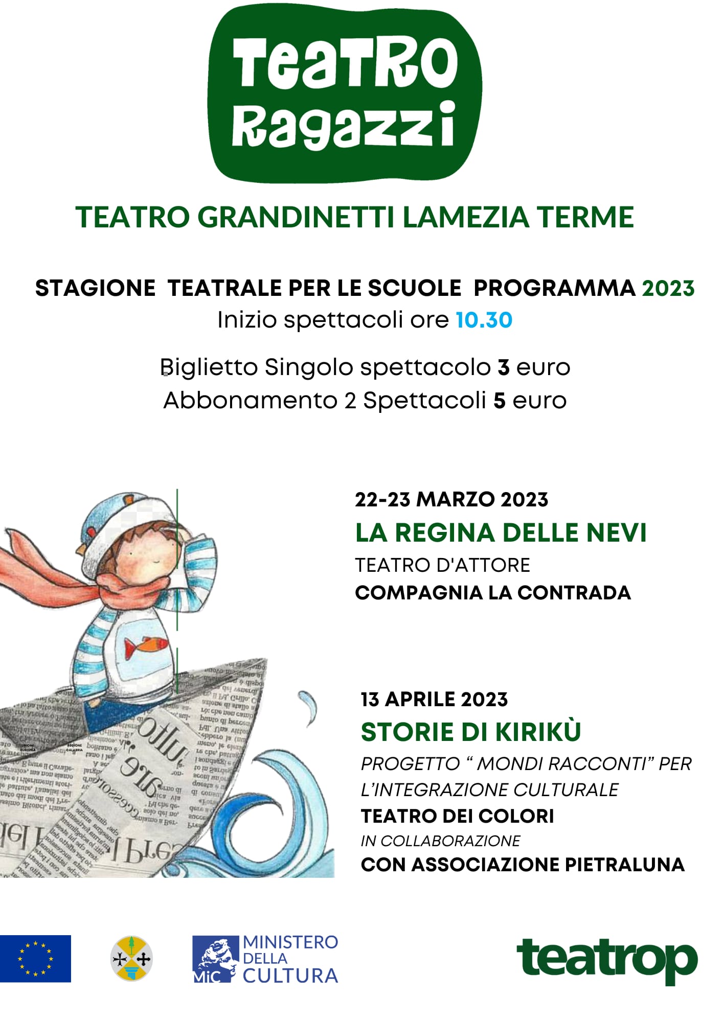 Teatro grandinetti teatro per ragazzi